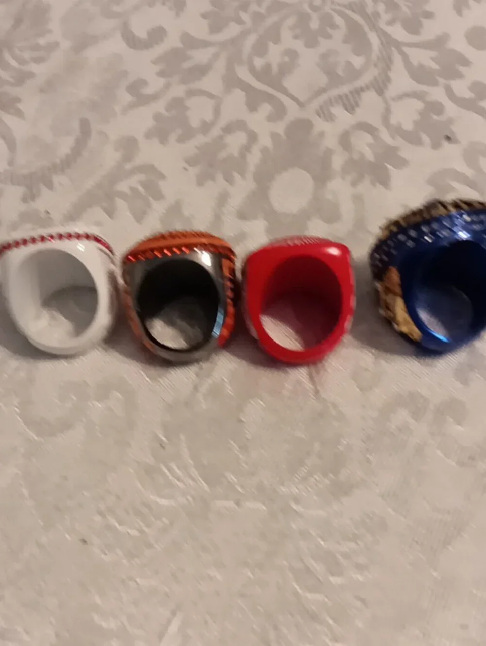 Tournament / Champions Rings - Assorted Colors (Set of 4)